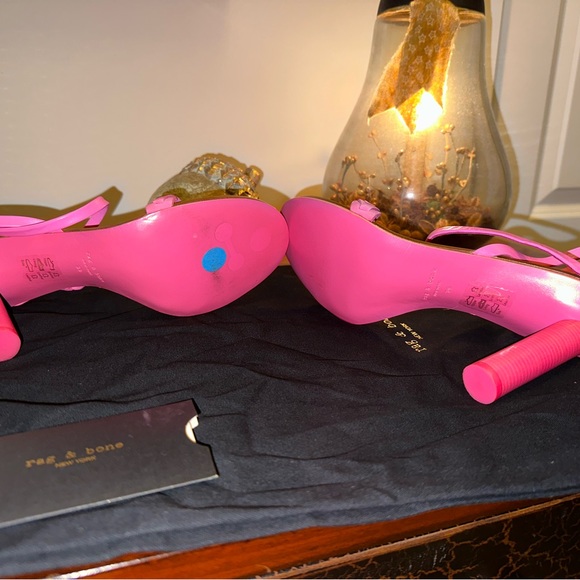 RAG & BONE women’s Infinity Cylinder Heel Slingback Sandals, size 39 - Picture 9 of 15